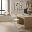 Plastic Armless Foldable Outdoor Office Chair - 4