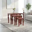 Triplet Mahogany Home Office Coffee Table - 3