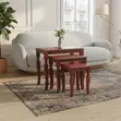 Triplet Mahogany Home Office Coffee Table - 5