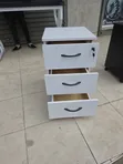 Boss Office Products White 3-Drawer Pedestal - 1