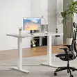 Smartened Electric Adjustable Height Desk 1.8M White - 4