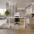 Smartened Electric Adjustable Height Desk 1.8M White - 5