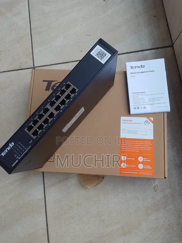 Tenda TEG2220P-16-250W Cloud Managed PoE Switch - 1