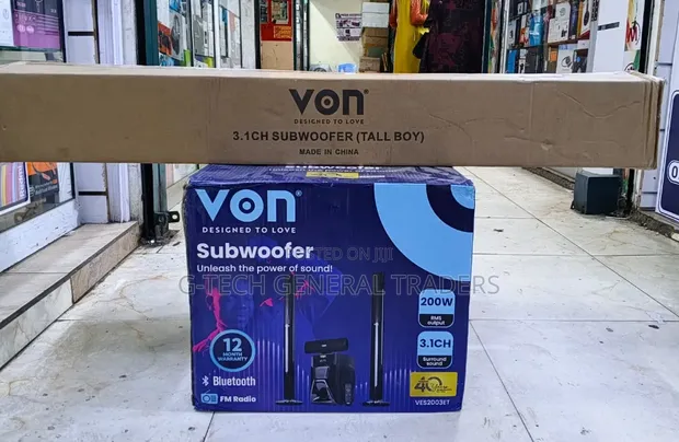 Von VES2003ET 3.1CH Tallboys Home Theatre System - 1