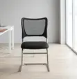 Armless Office Guest Chair - Black - 5