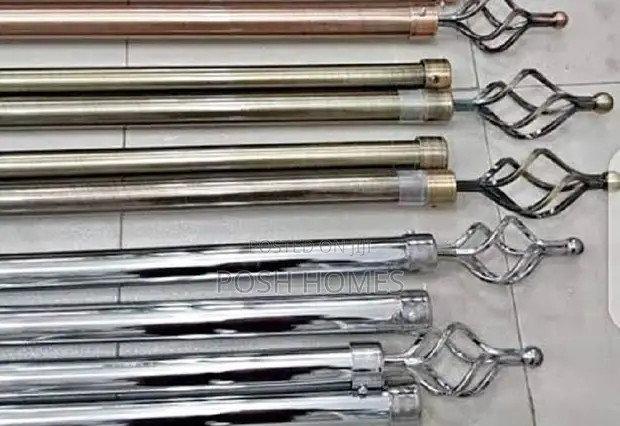 Home Interiors Drapery Rod Hardware Curtain Rods - 1
