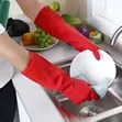 1 Pair Reusable Latex Household Cleaning Gloves - 1