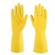 1 Pair Reusable Latex Household Cleaning Gloves - 4