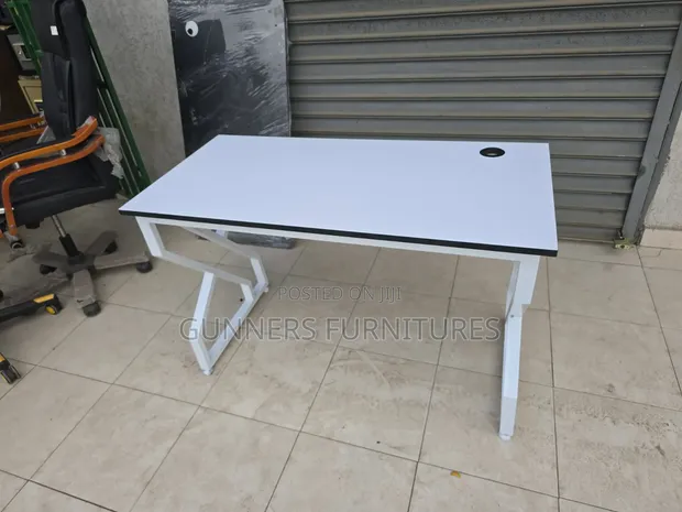 White Office Home Study Desk - 1