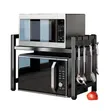 Expandable Metallic Microwave Stand - 2