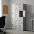 12-Door Metallic Locker Cabinet - 2