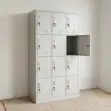 12-Door Metallic Locker Cabinet - 4