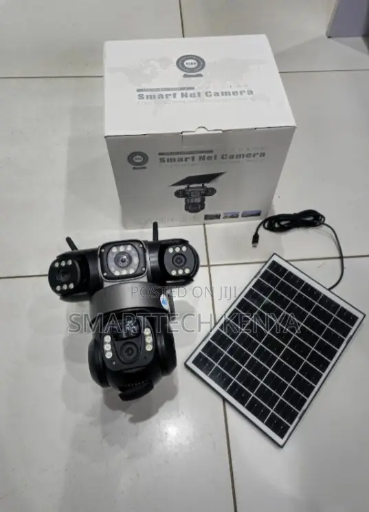 Triple Lens 4G Solar CCTV Outdoor Camera - 1