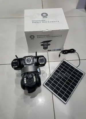 Triple Lens 4G Solar CCTV Outdoor Camera