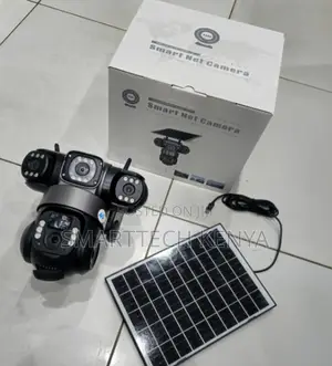 4G Triple Lens Solar CCTV Camera V380