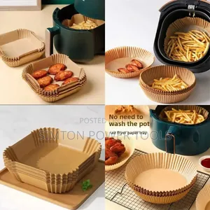 50-Piece Pack Disposable Parchment Paper Baking Liners
