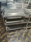 3-Tier Stainless Steel Food Trolley - 1