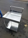 Two Tier Stainless Steel Trolley - 2
