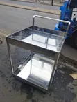 Two Tier Stainless Steel Trolley - 3