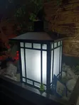 Black Outdoor Wall Lantern | Gate, Compound & Garden Light - 2