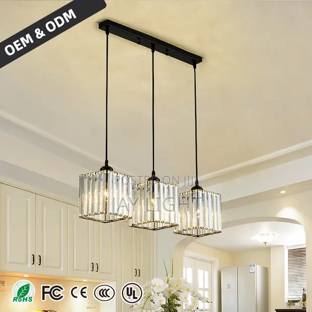 Three-Head Dining Room Chandelier - 1