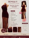 Handmade Burgundy Crochet Maxi Dress - 1