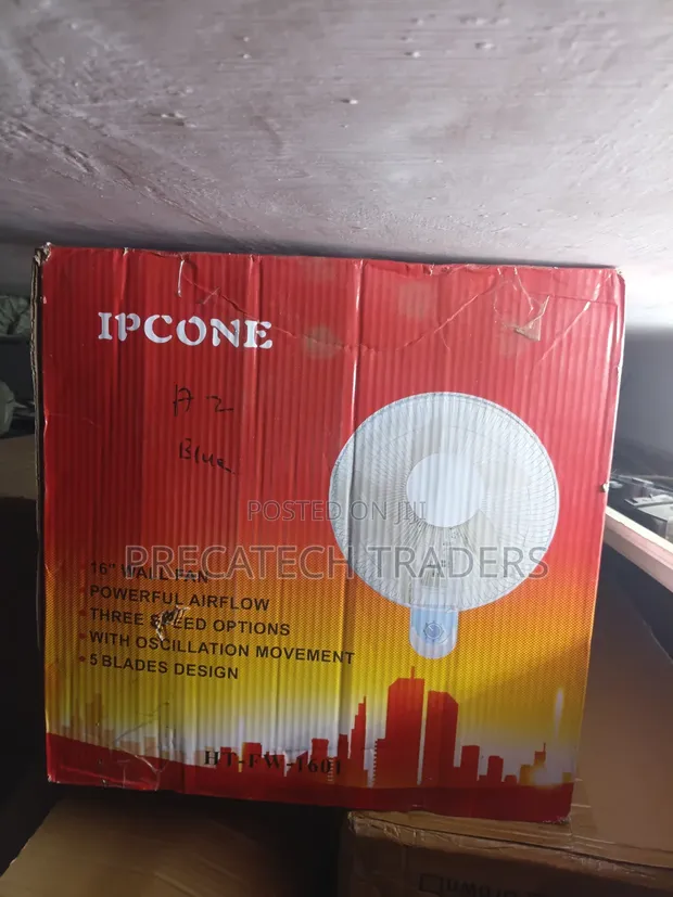 IPCONE 16" Wall Fan – Powerful Airflow & 5 Blades - 1