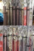 3m Extendable Double Curtain Rod Set - 1