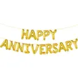 Bango la Foil "Happy Anniversary" - 1