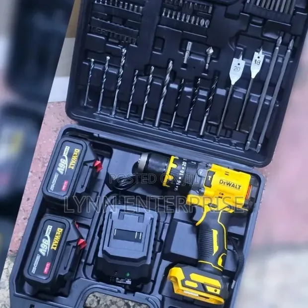Dewalt 96V Impact Brushless Drill with 2 Batteries - 1