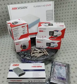 Hikvision 4 Channel Smart Hybrid CCTV Kit with Audio