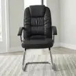 Office Chair: Sled Base Corporate Guest Chair - 1