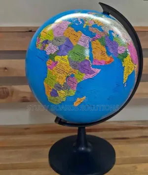 32cm PVC World Globe - Educational & Decorative