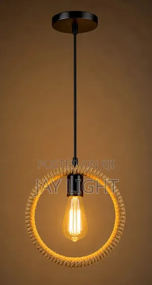 Natural Rattan Woven Hanging Lamp
