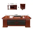 Executive Mahogany L-Shaped 1800mm Office Desk - 2