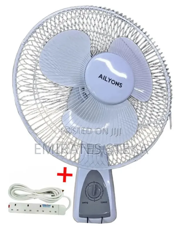 AILYONS 16 Inch Wall Mounted Oscillating Electric Cooling Fan - 1