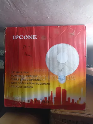 Powerful 16" IPCONE Wall Fan with Oscillation