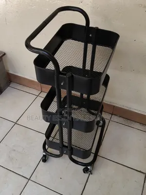 Black Beauty Trolley - 3 Shelves