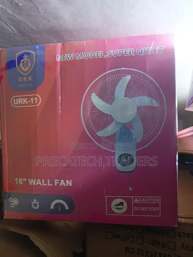 URK-11 Powerful 16" Wall Fan with 5 Blades - 1