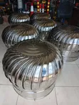 Wind-Driven Roof Ventilator - Stainless Steel - 1