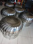 Wind-Driven Roof Ventilator - Stainless Steel - 2