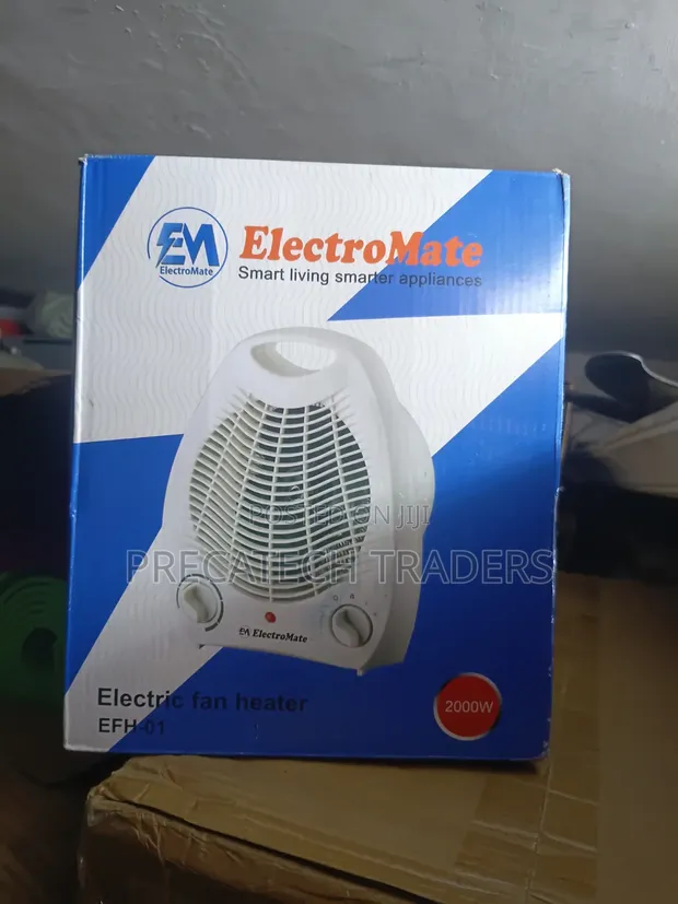 ElectroMate EFH-01 2000W Electric Fan Heater - 1