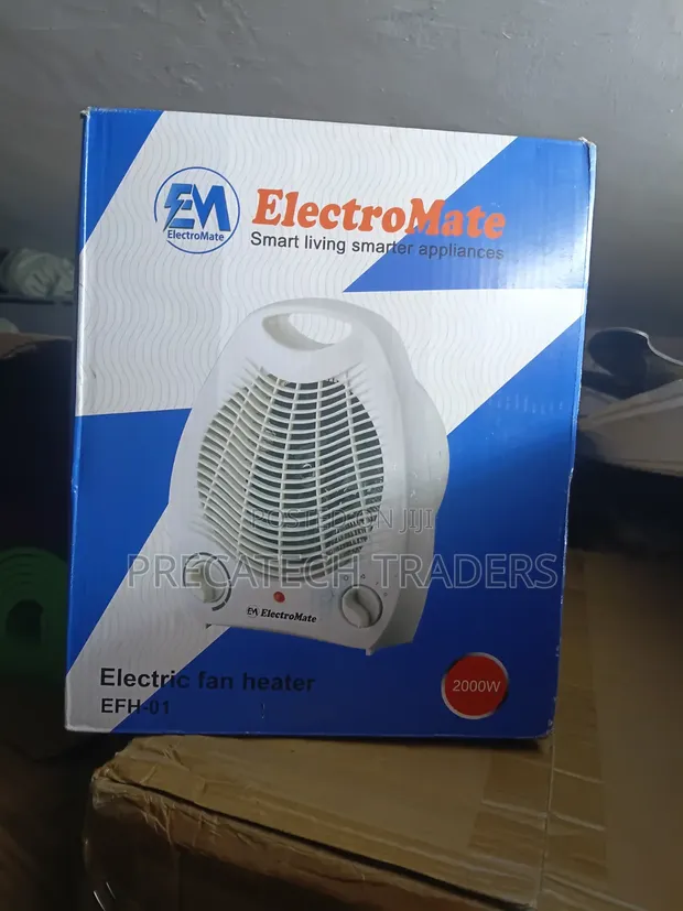 ElectroMate EFH-01 2000W Electric Fan Heater - 1