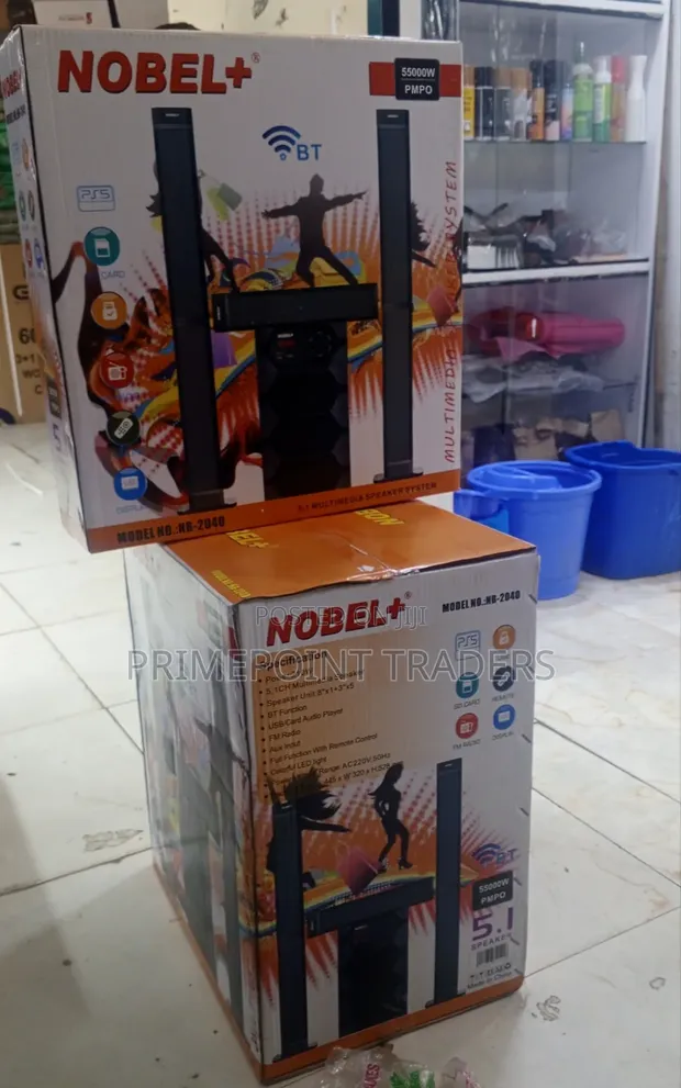 Brand New Nobel 2040 Tall Boy Home Theater System - 1
