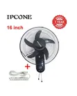 IPCONE 16" Wall Fan - 3 Speeds, Adjustable Tilt - 1