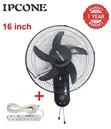 IPCONE 16" Wall Mounted Fan - 3 Speeds - 2