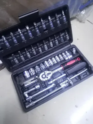 46pcs Wrench Set ya Soketi (4mm-14mm)