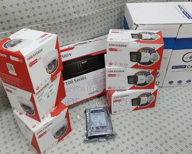 Hikvision 8-Channel NVR 2MP CCTV Camera Installation System - 1