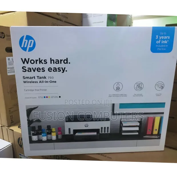 HP Smart Tank 750 All-in-One Auto Duplex WiFi Printer with ADF - 1