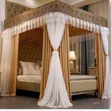 Luxury 4-Post Palace Canopy Net - Stainless Steel Brackets - 2